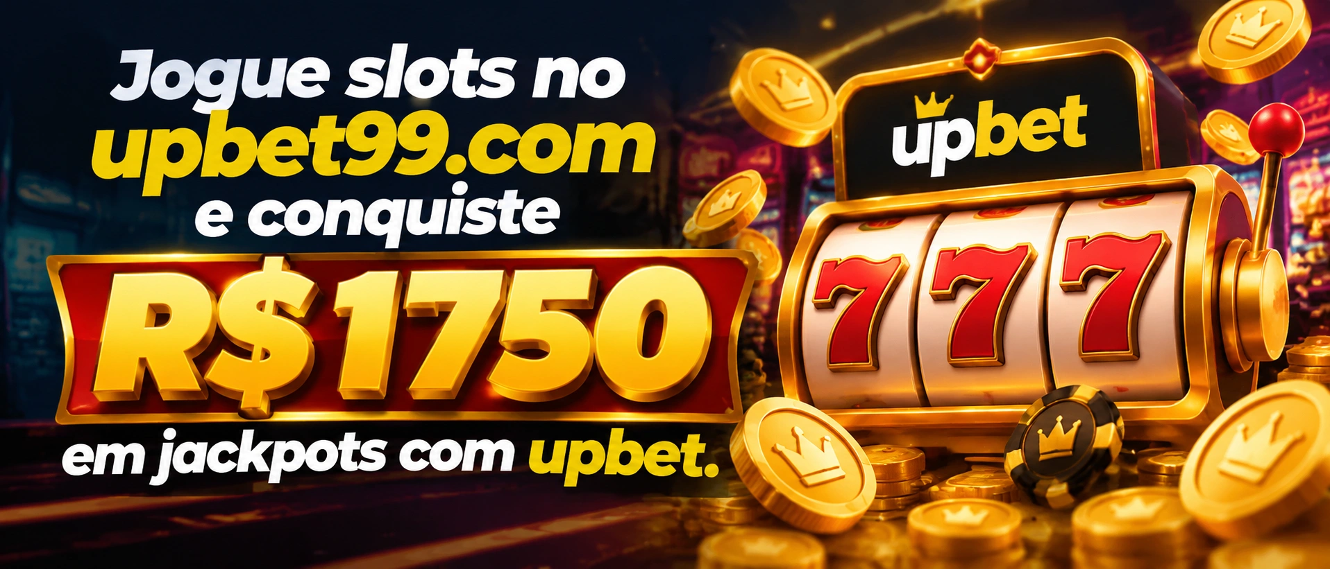 Tela de categoria de slots online na upbet, com vitrine de jogos e caminho rápido para abrir as partidas